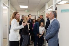 Cornejo, Casado y Montero en la inauguración del Laboratorio Foto: Gobierno de Mendoza