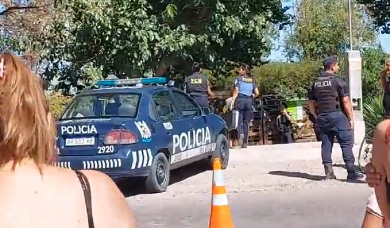 La investigación se realiza en Rivadavia Foto: Captura de video Meganoticias