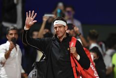 El tandilense ingresó bajo una ovación a disputar su partido. Foto: Twitter @TennisHQ_ El tandilense ingresó bajo una ovación a disputar su partido. Foto: Twitter @TennisHQ_