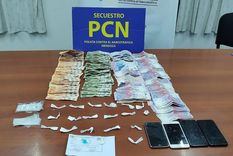 Algunos de los elementos hallados en el procedimiento Foto: Prensa Ministerio de Seguridad