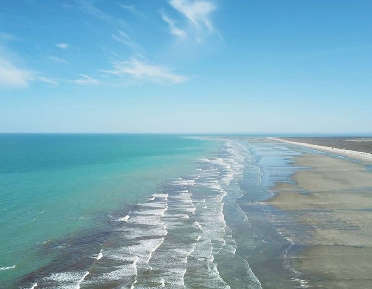 Estas aguas son conocidas por muchos como el Caribe argentino. Foto: IG @volemosjuntossiempre