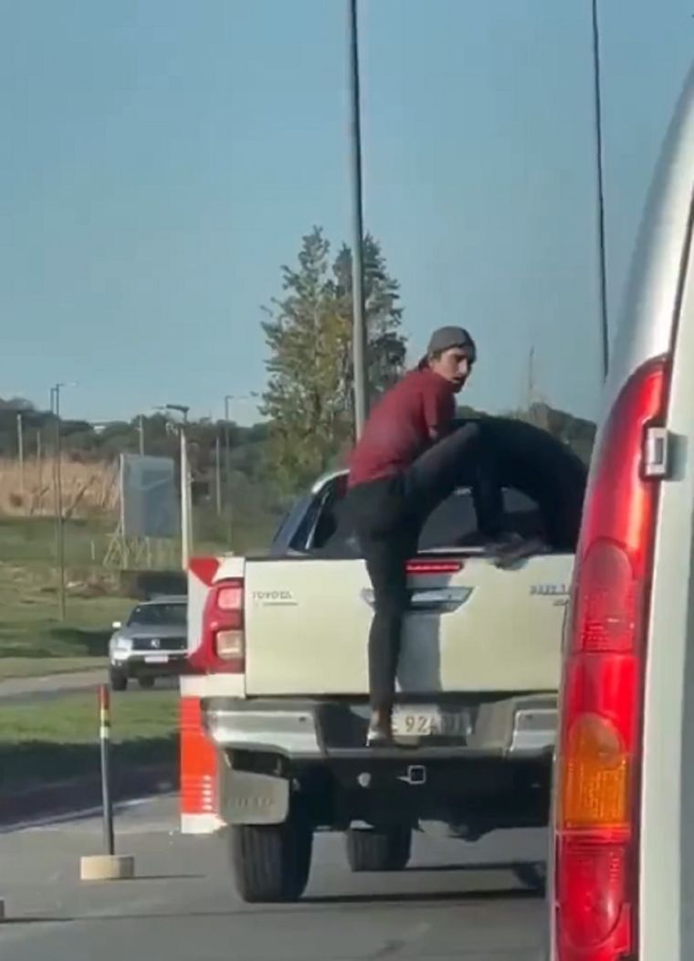 Las imágenes del hecho Foto: Captura de video