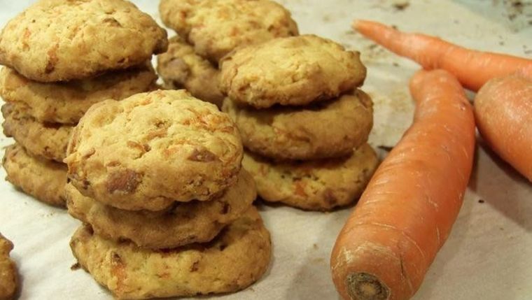 Lúcete con estas saludables galletas de zanahoria. Foto: Shutterstock
