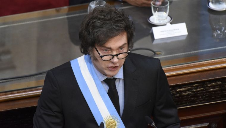 El presidente Javier Milei. Foto: Juan Mateo Aberastain Zubimendi / MDZ.