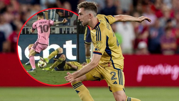 El defensor se expresó en las redes tras la jugada en la que fue protagonista.