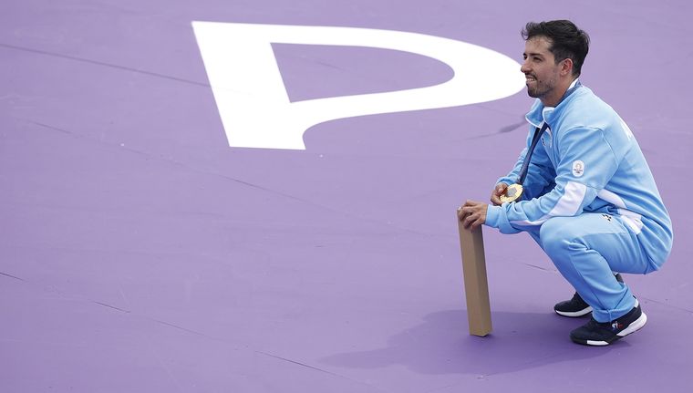 El Maligno consiguió la primera medalla argentina. Foto: EFE