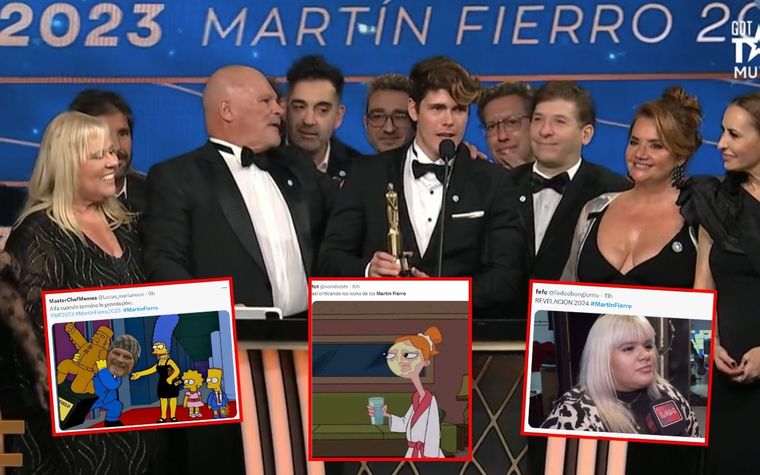 Lluvia de memes La ceremonia de los Martín Fierro inspiraron infinidad de memes. Foto: Captura TV / Twitter