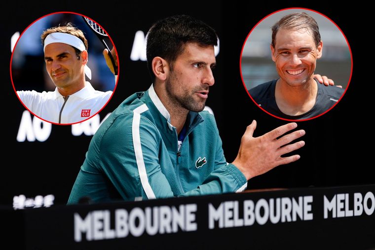 Djokovic eligió entre sus dos máximos rivales. Foto: Archivo Mdz