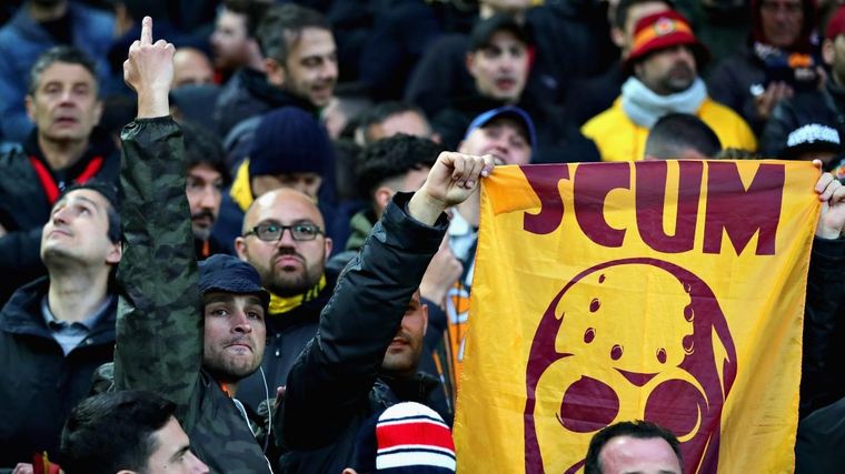Los ultras de la Roma plantearon su posición. publicada en The Times Foto: publicada en The Times