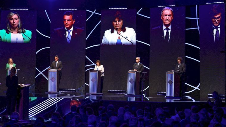 Los secretos que guardaron los looks de cada candidato presidencial en el último debate electoral Foto: NA