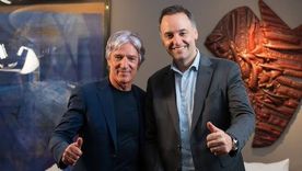 Manuel Adorni con el periodista y amigo Marcelo Grandio Manuel Adorni con el periodista y amigo Marcelo Grandio