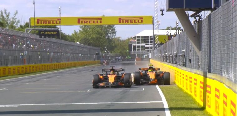 El insólito incidente cuando Lando Norris y Oscar Piastri peleaban por el cuarto puesto en el GP de Canadá El insólito incidente cuando Lando Norris y Oscar Piastri peleaban por el cuarto puesto en el GP de Canadá