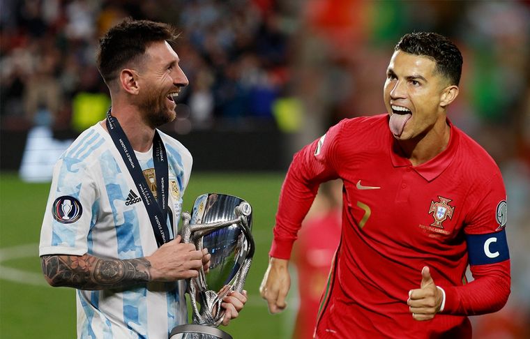 Lionel Messi y Cristiano Ronaldo volverán a estar en la cúspide del fútbol mundial y establecerán un nuevo récord. Foto: Archivo.