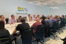 En la reunión participaron dirigentes sindicales y funcionarios de la cartera educativa