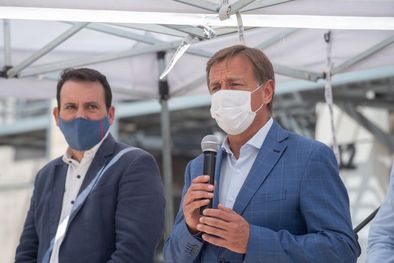 MDZol | García Zalazar junto al gobernador Suarez.