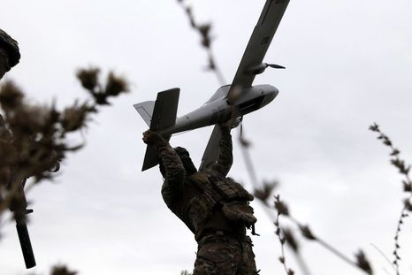 Rusia recibió ataques de Ucrania con drones de ala fija, capaces de volar más lejos. Foto Efe Rusia recibió ataques de Ucrania con drones de ala fija, capaces de volar más lejos. Foto Efe