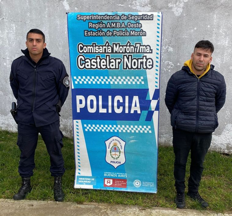 Uno de los presuntos autores del asalto