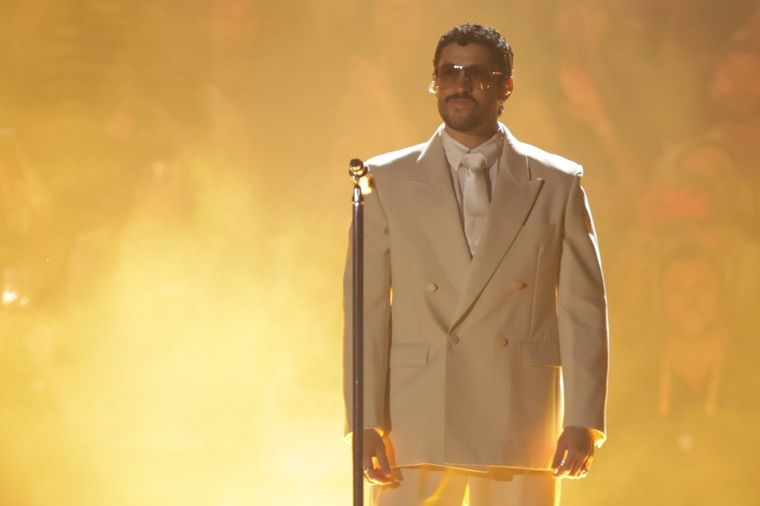 Bad Bunny fascinó a su público en River Plate. Foto: RS Fotos.