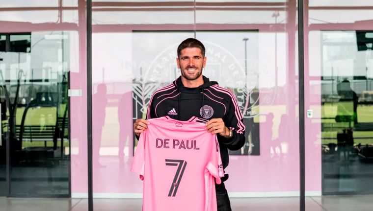 Rodrigo De Paul tendría su debut con Inter Miami esta noche ante Atlas.