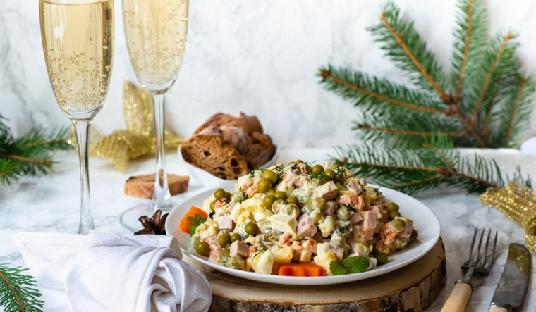 Ensalada rusa para fiestas: ideas y variantes Foto: Shutterstock