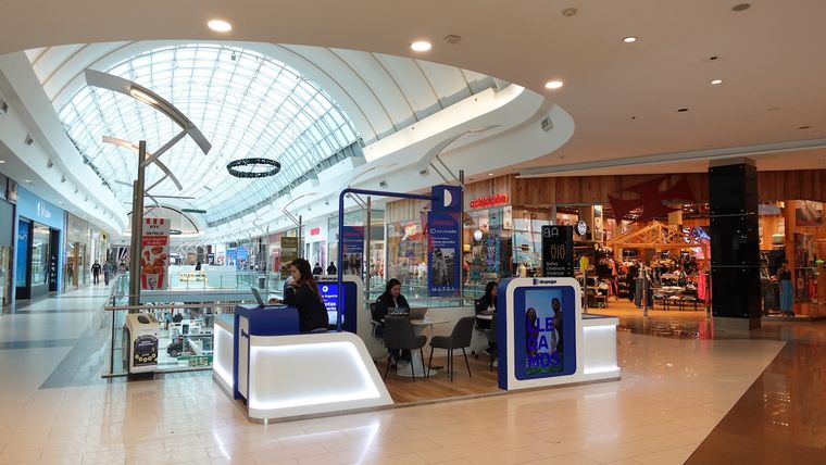 Sucursal de Despegar en el Tortugas Mall Foto: Despegar