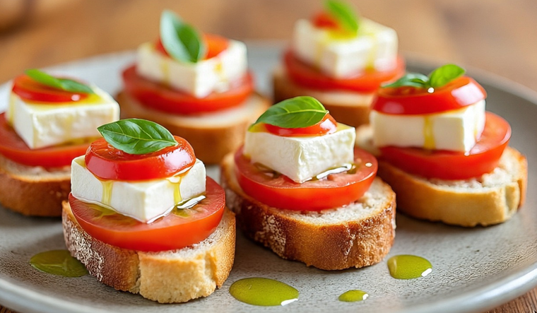 Las bruschettas son una receta muy elegida en verano por su frescura. Las bruschettas son una receta muy elegida en verano por su frescura.