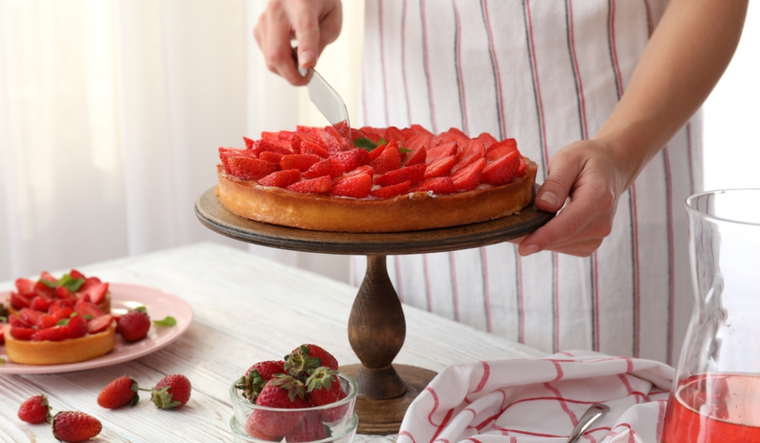 Tarta de fresa con queso crema: una delicia irresistible Foto: Shutterstock