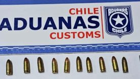 Las municiones que secuestraron al mendocino en el paso a Chile. Las municiones que secuestraron al mendocino en el paso a Chile.