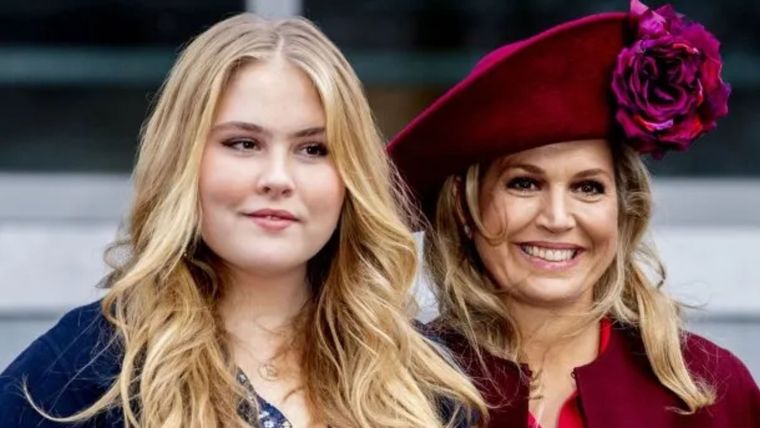Máxima junto a su hija. / Gentileza
