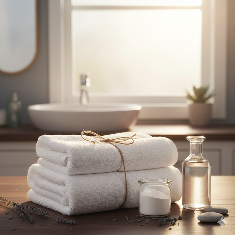 Las toallas quedarán como nuevas con esta limpieza. Las toallas quedarán como nuevas con esta limpieza. 