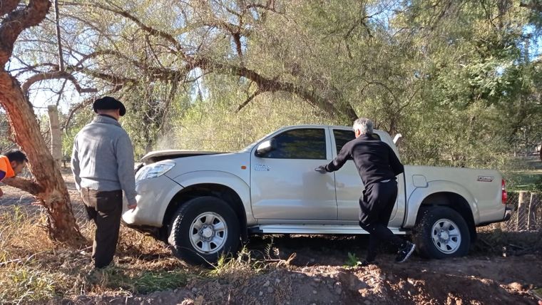 La colisión se dio en la zona de las churrasqueras