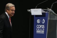 El Secretario general de las Organización de las Naciones Unidas, el portugués Antonio Guterres. Foto: EFE