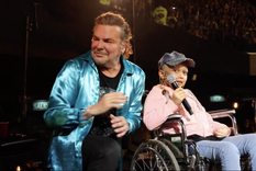 El cantante de Maná junto a Gaby. Foto: Captura de pantalla