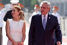 Fabiola Yáñez junto a su expareja, Alberto Fernández. Foto: Archivo MDZ