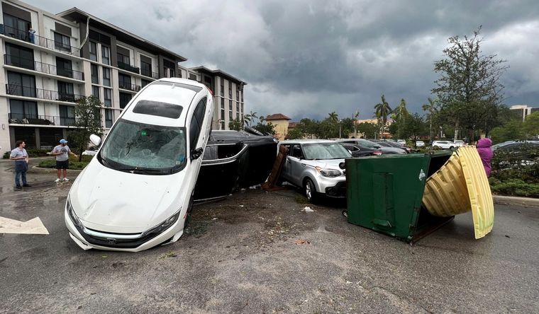 tornado EEUU Florida recibió otro tornado. Foto: Efe.