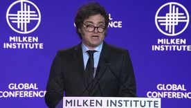Javier Milei dio un discurso en el Instituto Milken Foto: Captura de video