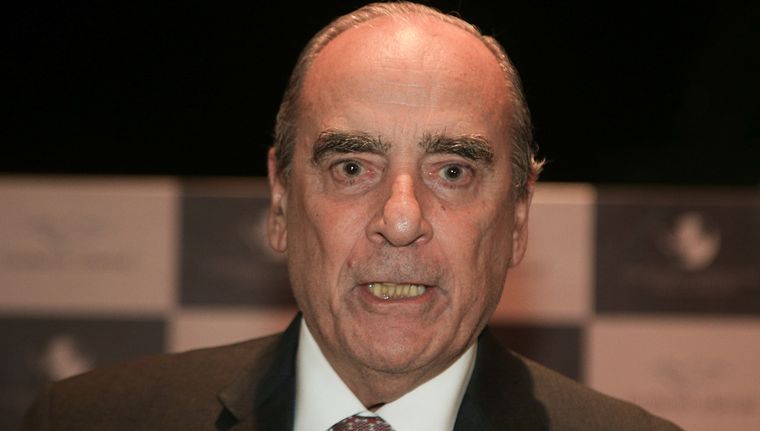 La reunión entre Guillermo Francos y Martín Lousteau Foto: NA