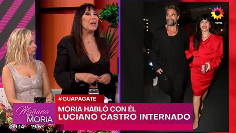 Según Moria, Luciano extraña profundamente a Griselda Siciliani tras la ruptura. Según Moria, Luciano extraña profundamente a Griselda Siciliani tras la ruptura.