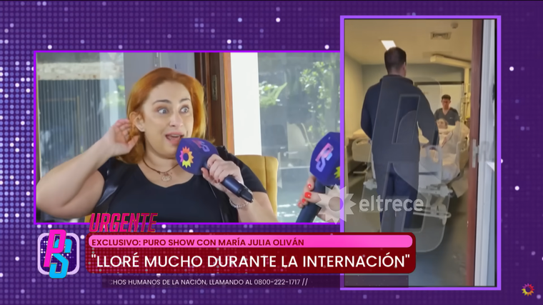María Julia Oliván rompió el silencio en El Trece. Foto: captura de video YouTube/ El Trece. María Julia Oliván rompió el silencio en El Trece. Foto: captura de video YouTube/ El Trece.