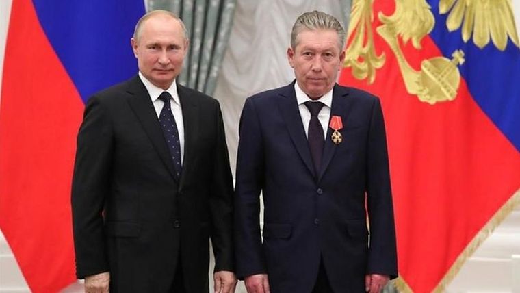 Ravil Maganov recibió el premio a la trayectoria del presidente Vladimir Putin en 2019 Foto: Kremlin