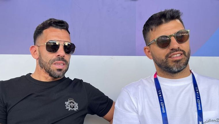 Tevez habló de la posibilidad de que el Kun Agüero vuelva a jugar al fútbol en Independiente. Foto: @aguerosergiokun