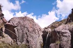 Esta cascada está muy cerca de la Ciudad de Mendoza Foto: captura de video de canal de Youtube Saz Saz
