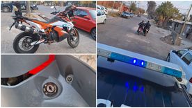 La KTM Adventure valuada en aproximadamente $30 millones, el operativo en Las Heras y los daños en los tambores de las motos incautadas. La KTM Adventure valuada en aproximadamente $30 millones, el operativo en Las Heras y los daños en los tambores de las motos incautadas.
