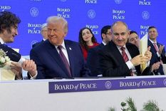 El presidente argentino Javier Milei es uno de los "miembros fundadores" de la Junta de Paz que fue creada por Donald Trump.