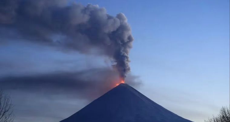 Las imágenes y videos del volcán en erupción se volvieron un viral en redes. Foto: Archivo