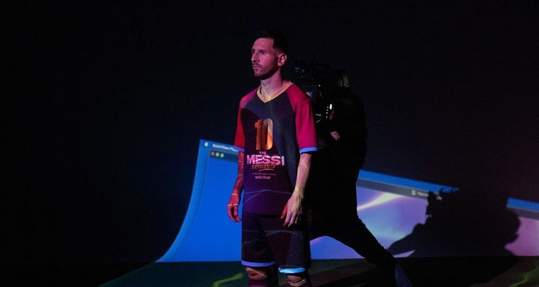 Messi y la presentación del museo en su honor. Foto: Messi Experiencia Twitter