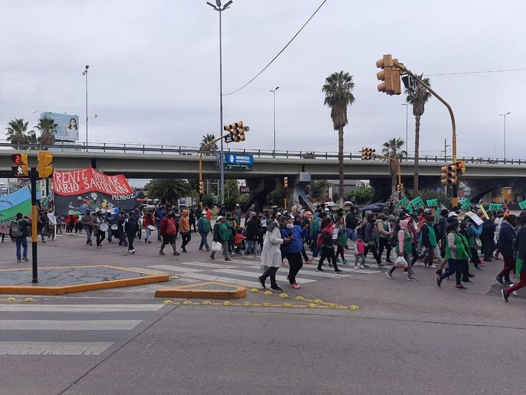 La marcha de productores provocó caos en el tránsito de Ciudad