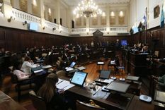 En el Senado se debate una reforma de la Constitución provincial. Foto: Prensa Legislatura