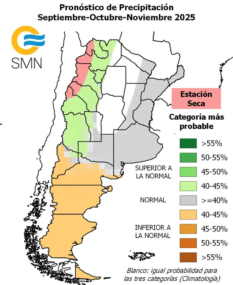 Se espera una primavera más lluviosa en Mendoza. Se espera una primavera más lluviosa en Mendoza.