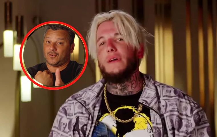 Alex Caniggia y Chanchi Estévez Los famosos se enfrentaron dentro del reality y terminaron a las piñas